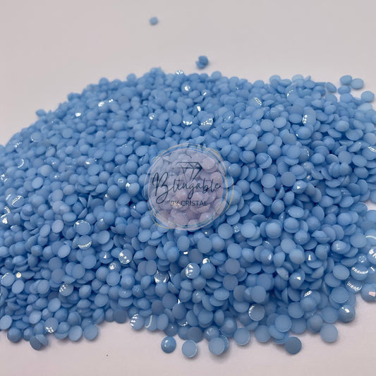 Light Sapphire - Opaque Jelly Resin Rhinestones