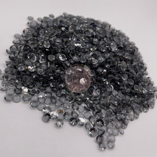 Black Diamond - Transparent Jelly Resin Rhinestones