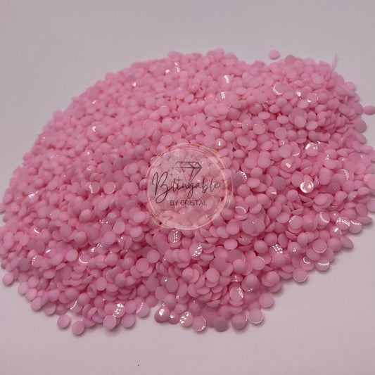 Light Pink - Opaque Jelly Resin Rhinestones