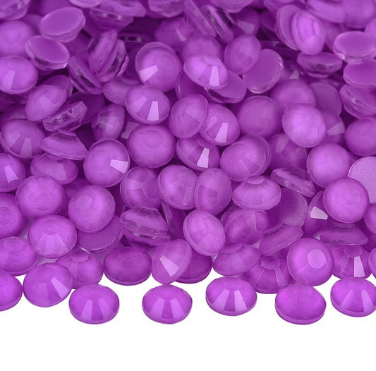 New Neon Purple - Glass Flatback Rhinestones